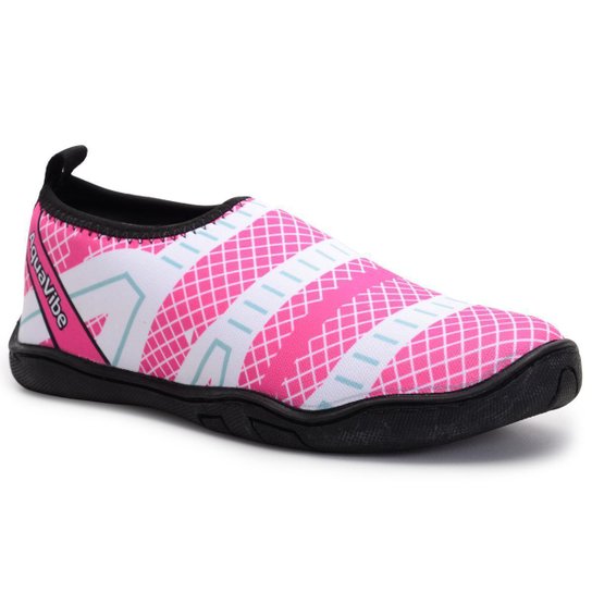 Sapatilha Feminina de Neoprene Aquatica Solado de Borracha Esportiva Resistente Piscina Praia Pedras