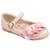 Sapatilha Infantil Menina Arranjo de Flor Fruta-Cor 2031 - Rosa