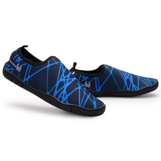 Sapatilha Masculina Aquatica Nautica Neoprene Esportiva Solado Antiderrapante Hibrida Drenagem Agua