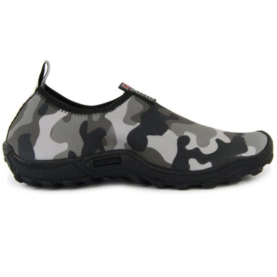 Sapatilha Náutica Aquática Neoprene Bono Tênis Híbrido Pesca Canoagem Cachoeira Trilha Praia