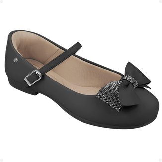 Sapato Infantil Pampili Angel 10 Laço De Strass Menina