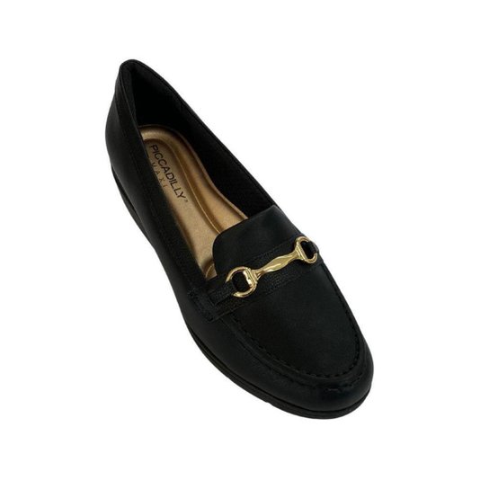 Sapato Piccadilly 117126 Anabella Feminino Preto confortável
