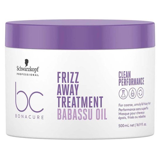 Schwarzkopf BC Clean Performance Frizz Away Máscara 500ml