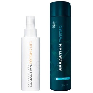 Sebastian Professional Kit – Shampoo Twisted + Fortalecedor Potion 9 Kit