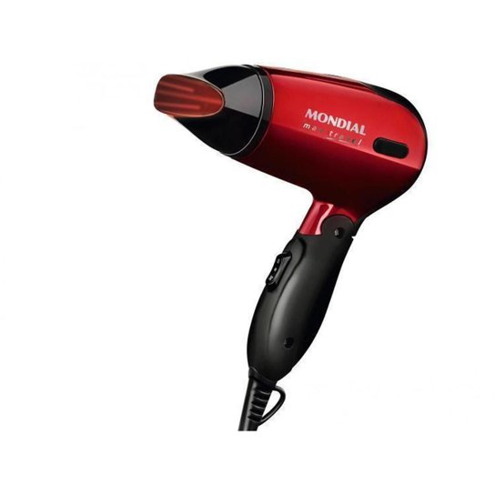 Secador de Cabelo Mondial Max Travel Vermelho