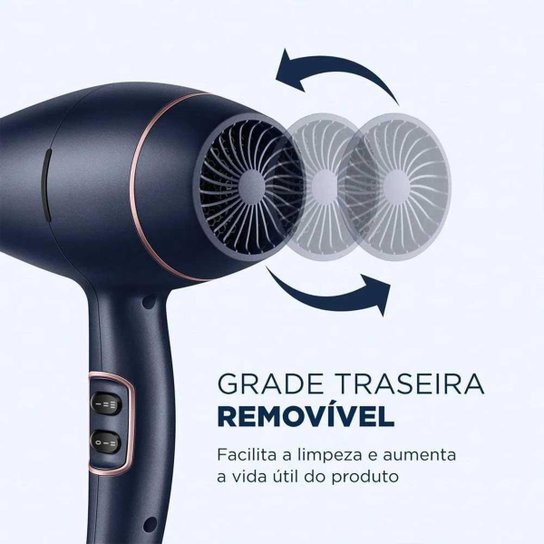 Secador de Cabelos Mondial InfraRed SCP-01-IR Azul - 220V