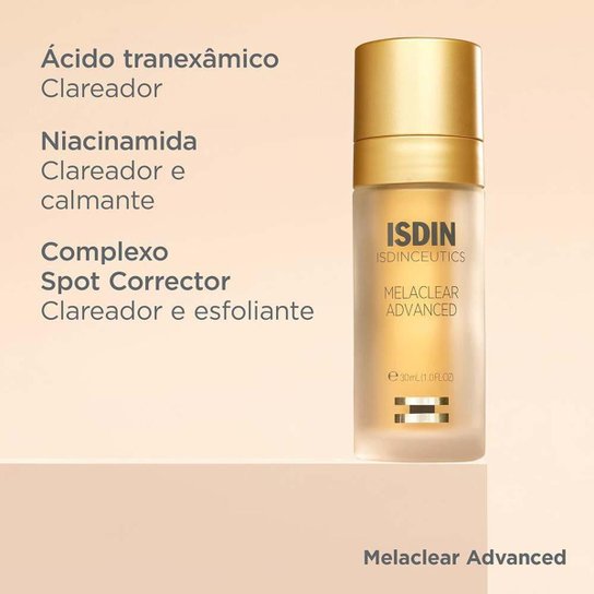 Sérum Facial Clareador Isdin - Melaclear Advanced 30ml
