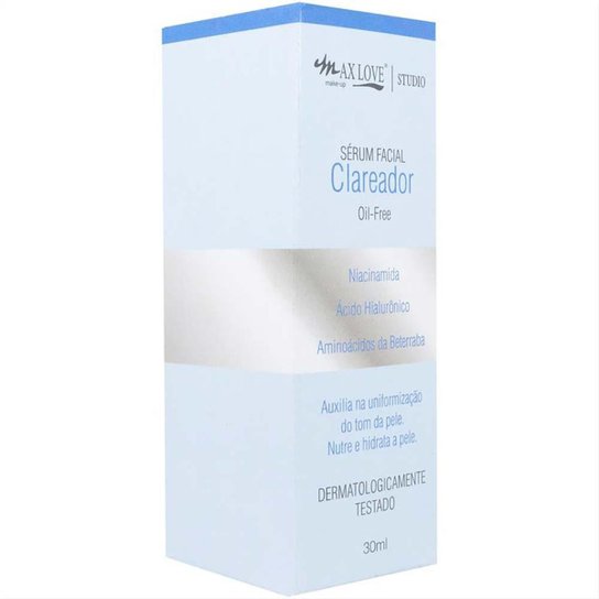 Sérum Facial Clareador Max Love Oil Free 30ml