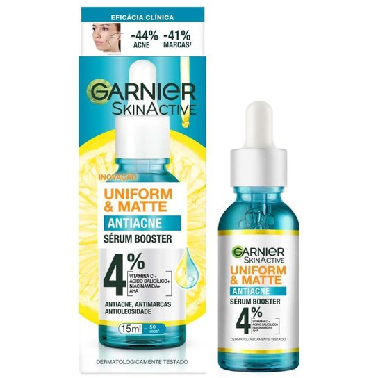 Sérum Facial Garnier Skin Uniform & Matte Antiacne 15ml