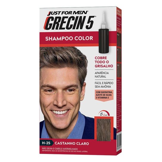 Shampoo Tonalizante - Grecin 5 Castanho Claro