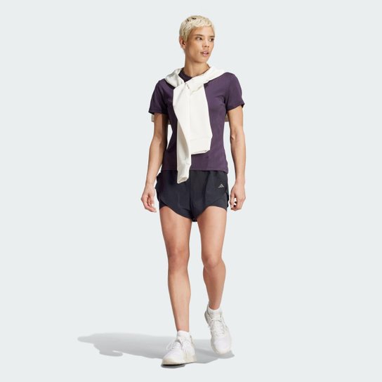 Short Adidas 2 em 1 Designed for Training Heat.Rdy Hiit Feminina