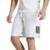 Short Adidas Club 3 Listras Adulto Masculino JE0408 - Branco