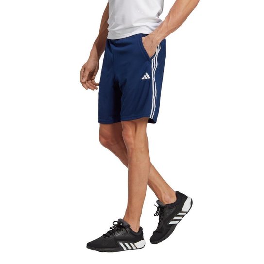 Short Adidas Treino Essentials Piquet 3-Stripes Masculino