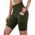 SHORT Bermuda Leg Legging LISO com BOLSO Suplex Reforçado Fitness Academia Yoga 1053 - Verde