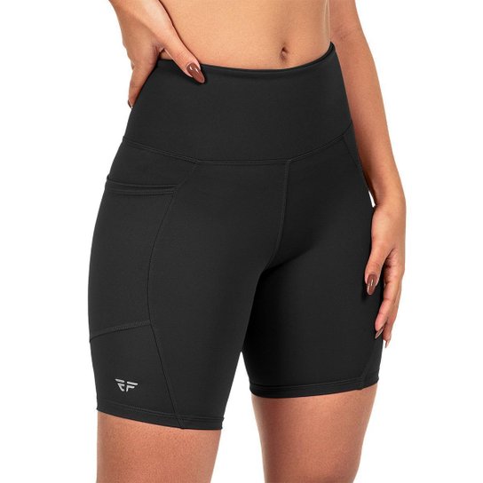 Short ElementFit com Bolso Compressão Feminino