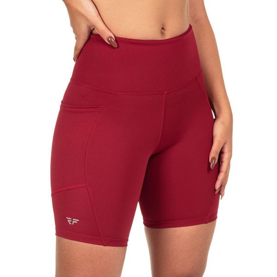 Short ElementFit com Bolso Compressão Feminino