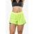 Short Elite Feminino Fitness Com Shorts Interno Running - Amarelo