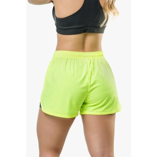 Short Elite Feminino Fitness Com Shorts Interno Running