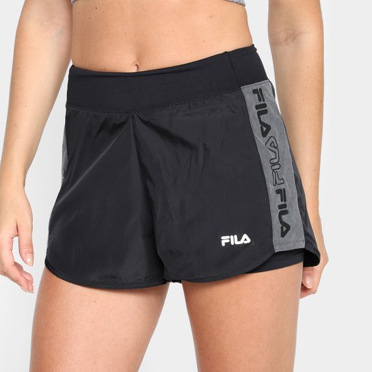 Short Fila Basic Train Duplo Feminino