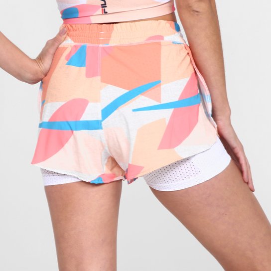 Short Fila Sand Duplo Feminino