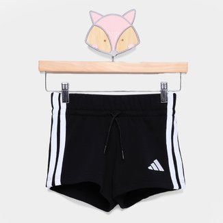 Short Infantil Adidas 3 Stripes Menina
