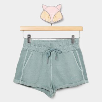 Short Infantil Calvin Klein Moletom Menina