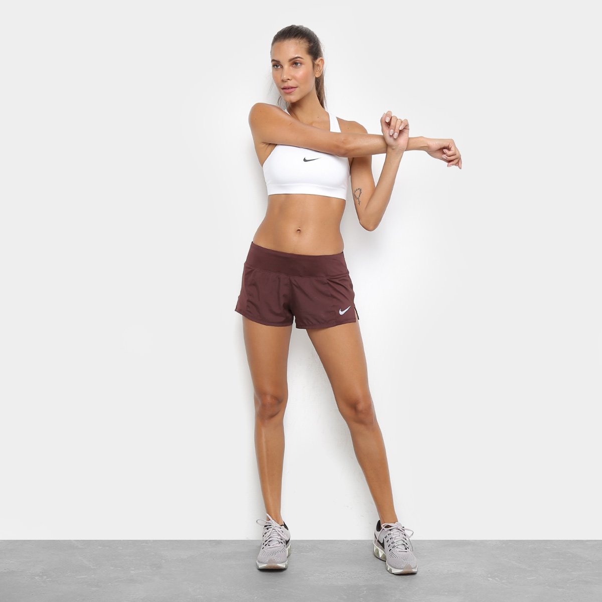 short nike crew 2 feminino