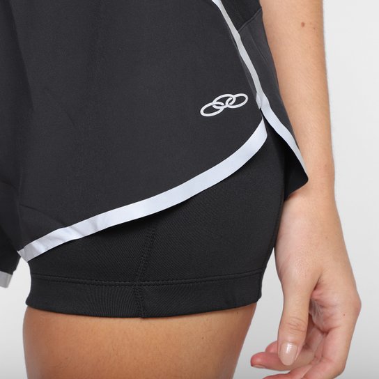 Short Olympikus 2 em 1 Feminino