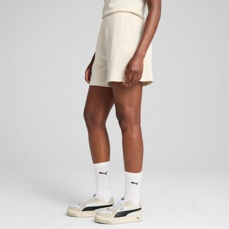 Short Puma Ess Elevated 5" High-Rise Rib Feminino