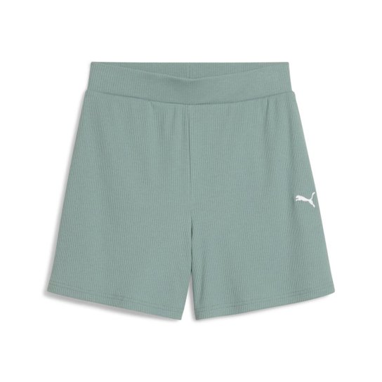 Short Puma Ess Elevated 5" High-Rise Rib Feminino