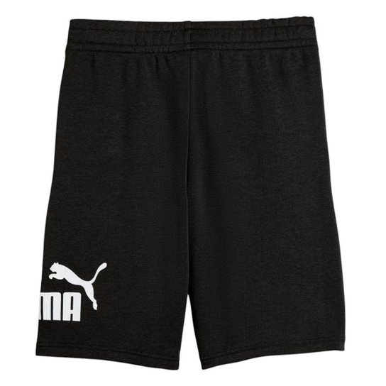 Short Puma Essentials NO. 1 Logo Infantil - Preto 9-10