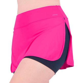 Short Saia Microfibra Sem Transparência Leg Legging Moda Evangélica Bermuda Fitness Academia