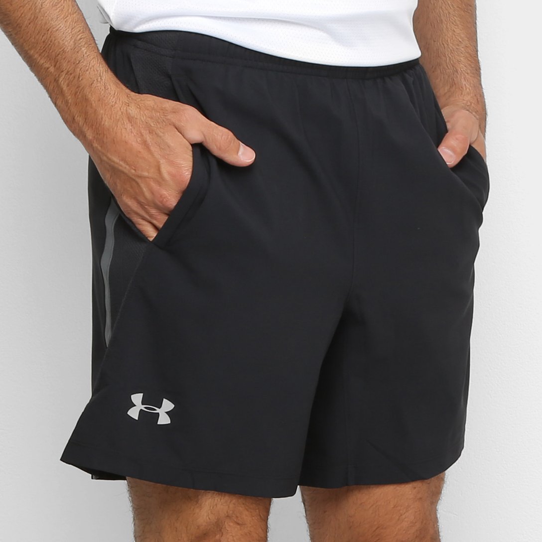Short Under Armour Launch Masculino Preto Allianz Parque Shop