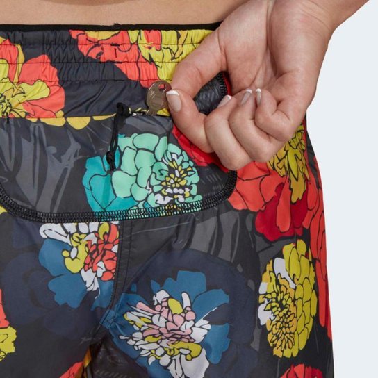 Shorts Adidas Corrida Run Fast Flower Feminino