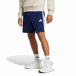 Shorts Adidas Masculino Moletinho Essentials Três Listras