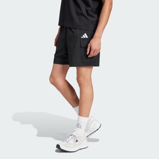 Shorts Cargo Adidas Essentials Chelsea Logo Pequeno Masculino Tamanho:M;Cor: