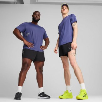 Shorts de Corrida Knit 3" Split Masculino