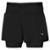 Shorts de Corrida Mizuno Trail ER 2in1 Feminino - Preto