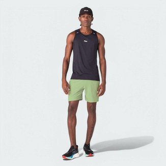 Shorts Fila Diamond Core Run 4 - verde