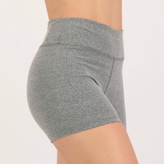 Shorts Fila Flat Life Feminino Cinza