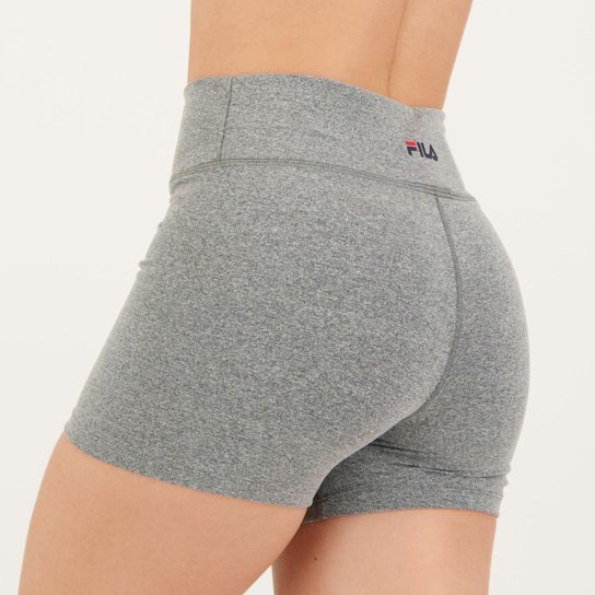 Shorts Fila Flat Life Feminino Cinza