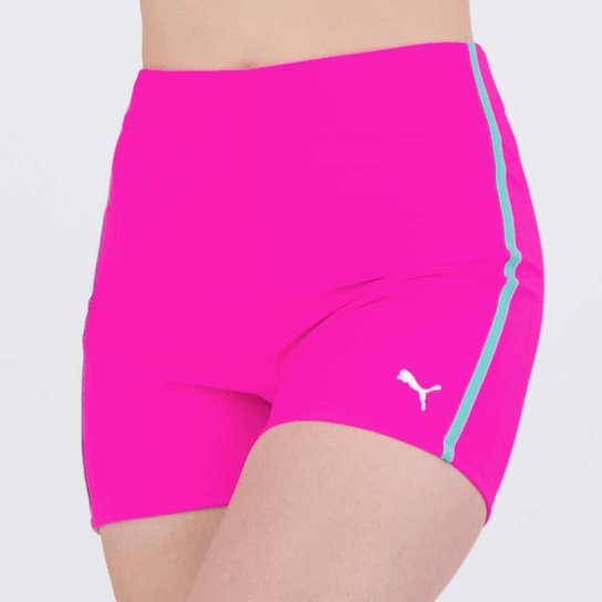 Shorts Hotpants Puma Gym To Swim Feminino Rosa e Verde