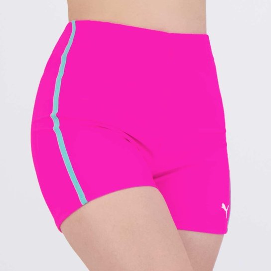 Shorts Hotpants Puma Gym To Swim Feminino Rosa e Verde
