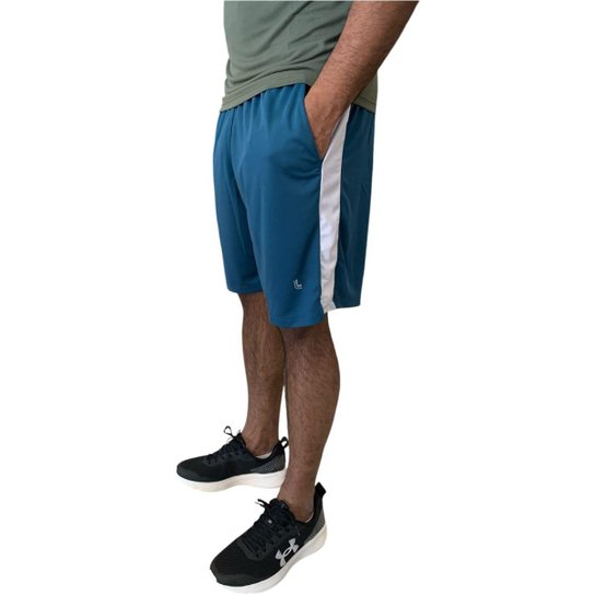 Shorts Lupo AM RUNN com forro interno e detalhes refletivos