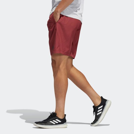 Shorts Malha Plana Aeroready Adidas
