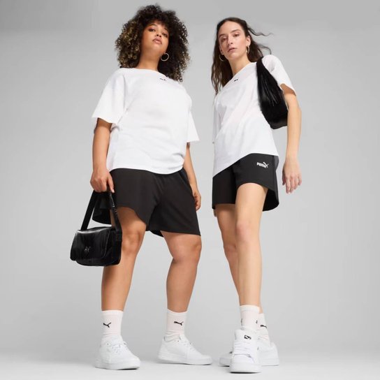 Shorts Puma ESS Small NO. 1 Logo 4 Feminino