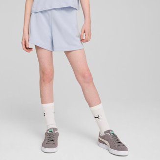 Shorts Puma Juvenil ESS Small No.1 Logo Feminino