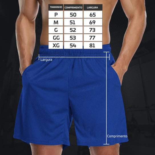 Shorts Sall Sports Fitness Básico Masculino