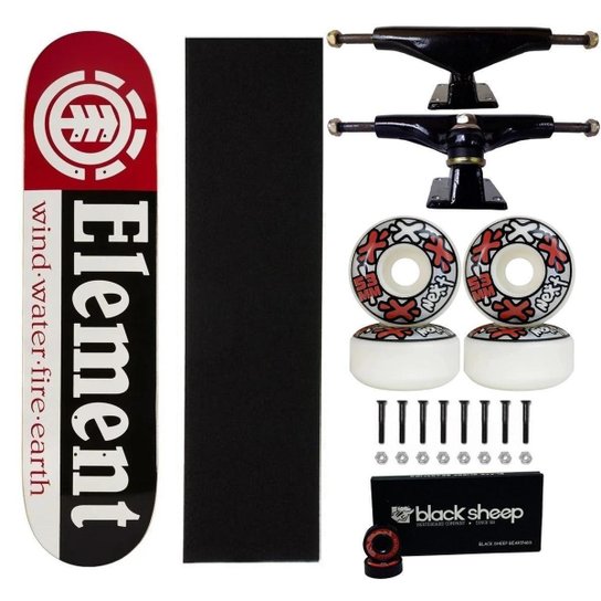 Skate Element Montado 8.0 Roda Next 53mm Truck 139mm