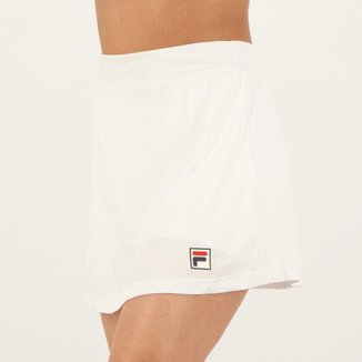 Skort Fila Tennis Basic Logo I Feminino Branco